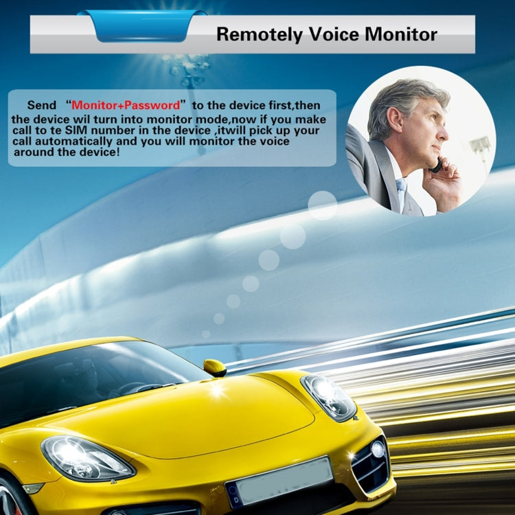 KH-X1 Mini Waterproof Magnetic GPS / GSM / GPRS Quad Band Realtime Car Tracker, Built-in Long Life Battery, Shark Alarm, Movement Alarm, Remotely Voice Monitor, Geo-fence