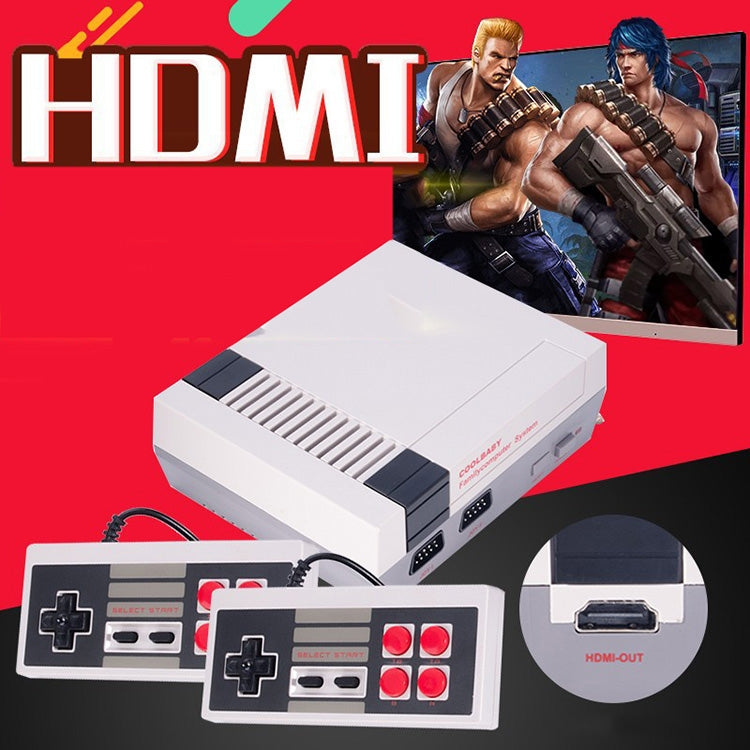 Retro Classic TV Mini HDMI HD Video Game Console, Built-in 600 Games