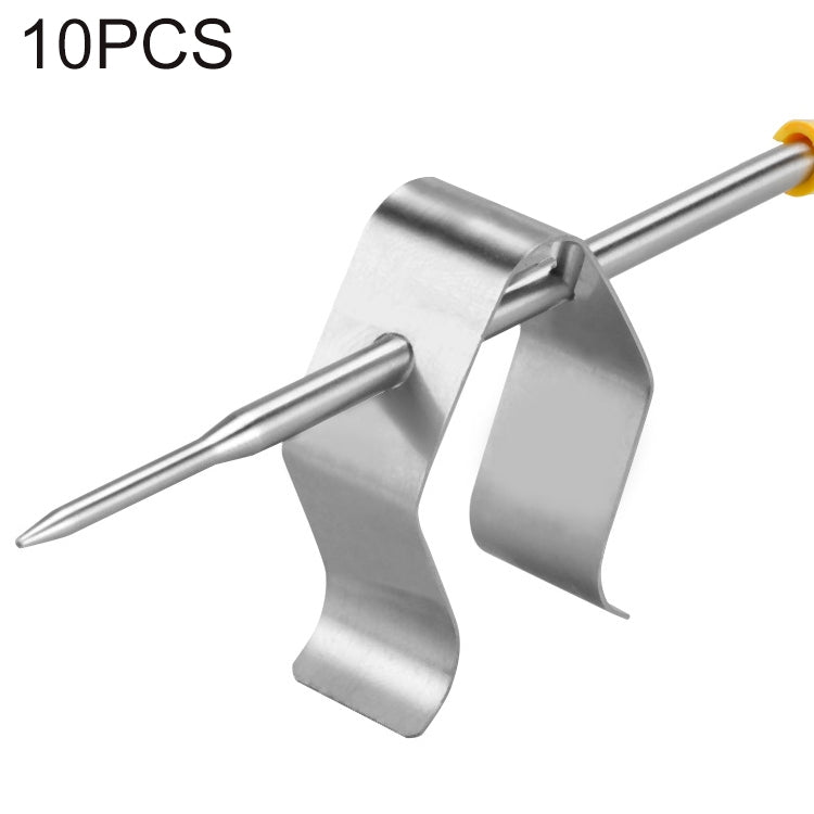 10 PCS Home Kitchen BBQ Grill Probe Holder, Specification: Single Hole Probe Holder