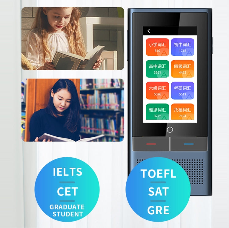 Z6 4G Version 3.1 inch Screen Smart Voice Translator for Business Travel 1GB+16GB Support 138 Languages Inter-Translation