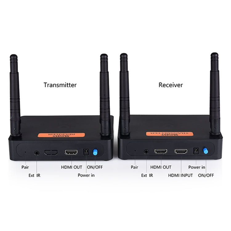 Measy FHD676 Full HD 1080P 3D 5-5.8GHz Wireless HDMI Transmitter (Transmitter + Receiver) Transmission Distance: 200m, Specifications:EU Plug