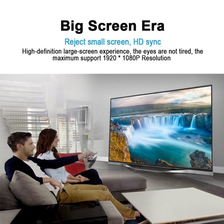 G4 Wireless WiFi Display Dongle Receiver Airplay Miracast DLNA TV Stick for iPhone, Samsung, and other Android Smartphones, Dual Core Cortex A7 up to 1.5GHz