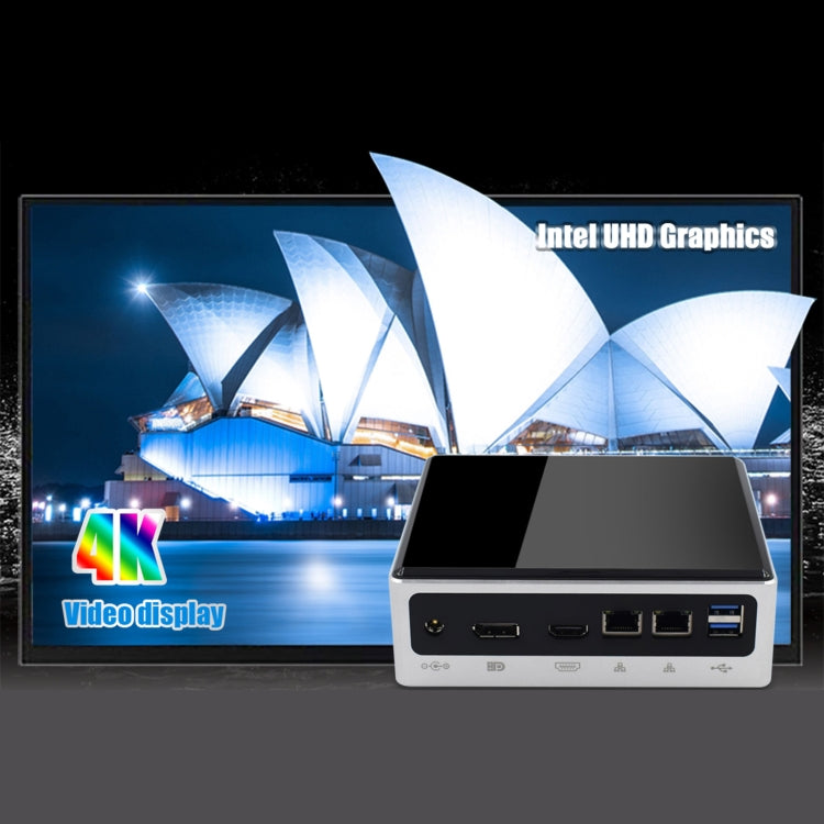 HYSTOU M3 Windows / Linux System Mini PC, Intel Core i7-10610U 4 Core 8 Threads up to 4.9GHz, Support M.2, 32GB RAM DDR4 + 1TB SSD