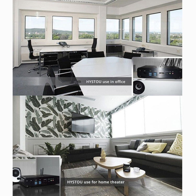 HYSTOU P05B-I7-5500U-2C Fanless Mini PC Intel Core i7 5500u Processor Quad Core up to 2.4GHz, RAM: 8G, ROM: 256G, Support Win 7 / 8 / 10 / Linux