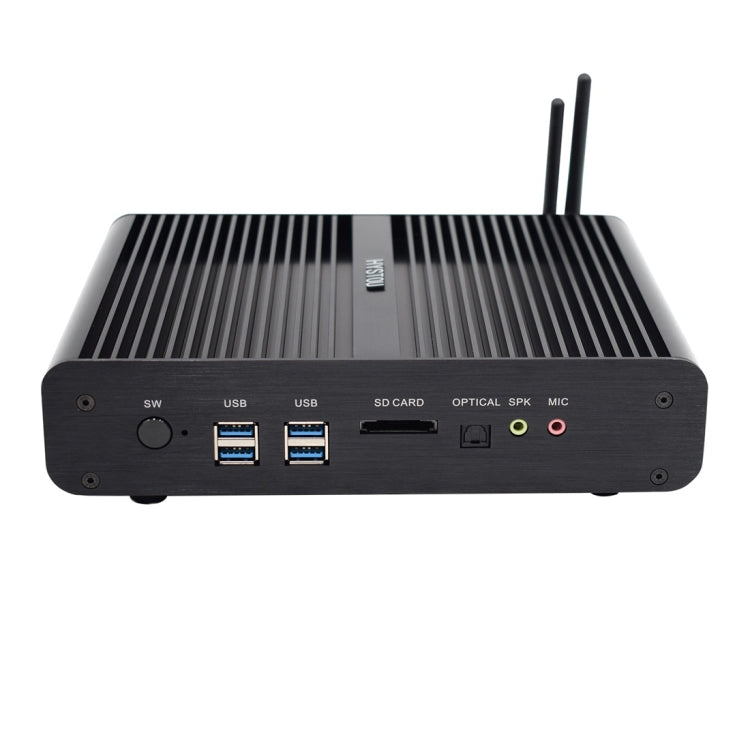HYSTOU P05B-I3-5005U-2C Fanless Mini PC Intel Core i3 5005u Processor Quad Core up to 2.0GHz, RAM: 16G, ROM: 256G, Support Win 7 / 8 / 10 / Linux