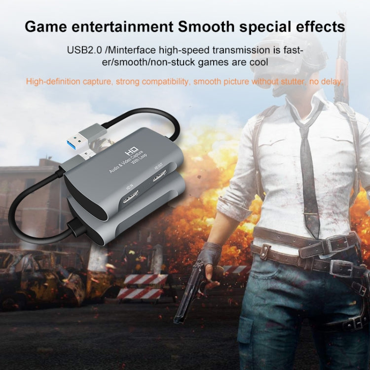 Z31 HDMI Female to HDMI Female + Audio + USB 2.0 Video Capture Box