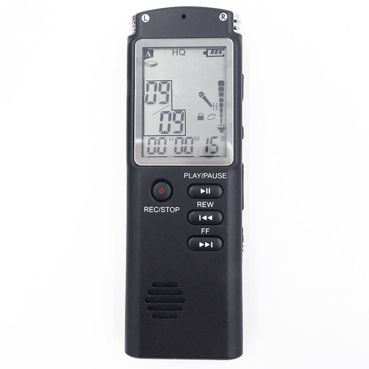 T60 Monochrome Screen HD Noise Reduction Digital Voice Recorder, 16G, Support MP3 / WAV Format