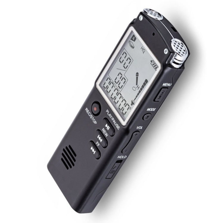 T60 Monochrome Screen HD Noise Reduction Digital Voice Recorder, 32G, Support MP3 / WAV Format
