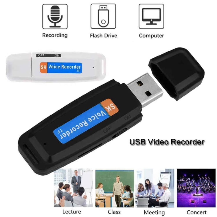 SK001 Rechargeable U-Disk Portable USB Voice Recorder, No Memory