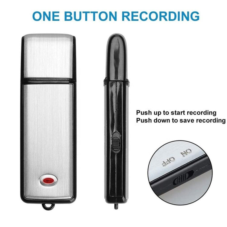SK858 16GB Rechargeable Portable U-Disk Meeting Voice Recorder