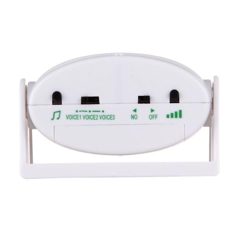 5301 Wireless Infrared Motion Sensor Welcome Alarm Intelligent Greeting Warning Doorbell, IR Distance: 10m