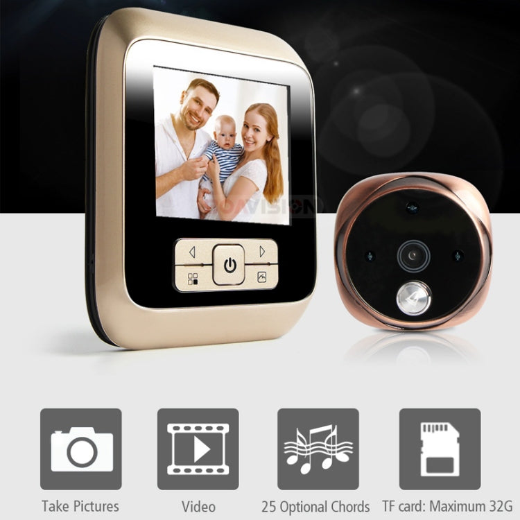 M530 3.0 inch TFT Display 3.0MP Camera Video Digital Door Viewer, Support TF Card (32GB Max) & Infrared Night Vision