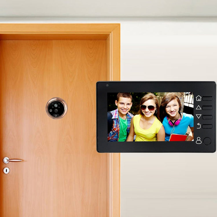 M4300D 4.3 inch TFT Color Display Screen 3.0MP Security Camera Video Smart Doorbell, Support TF Card (32GB Max) & Night Vision & Motion Detection