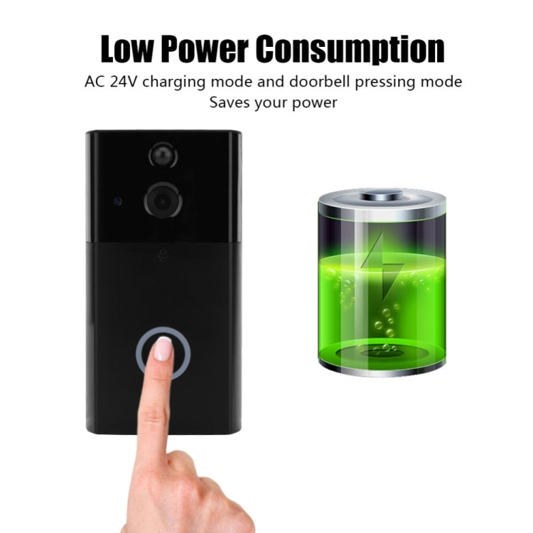 VESAFE HD 720P Security Camera Smart WiFi Video Doorbell Intercom, Support TF Card & Infrared Night Vision & Motion Detection App for IOS and Android