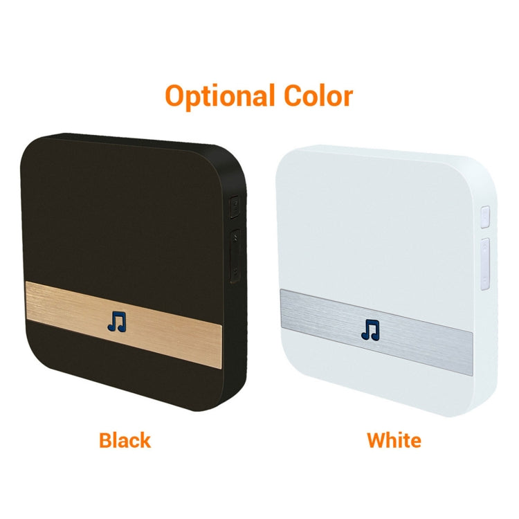 B10 52 Chimes 110dB Doorbell Receiver Low Power Consumption Home Door Tools, EU Plug, AC 90-260V, B10 White EU Plug