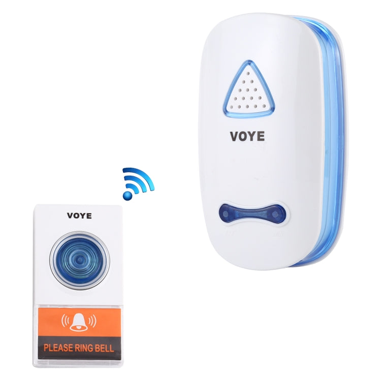 VOYE V025A Home Music Remote Control Wireless Doorbell with 38 Polyphony Sounds, US Plug