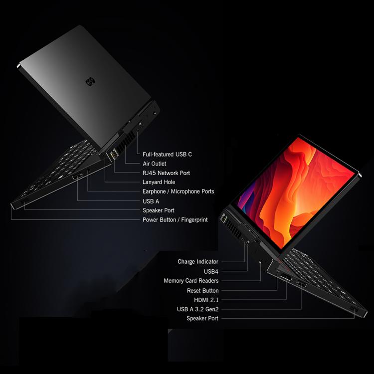 GPD Pocket 4 Handheld Gaming PC, 16GB+1TB, 8.8 inch Windows 11 Home AMD Ryzen 7 8840U, US Plug