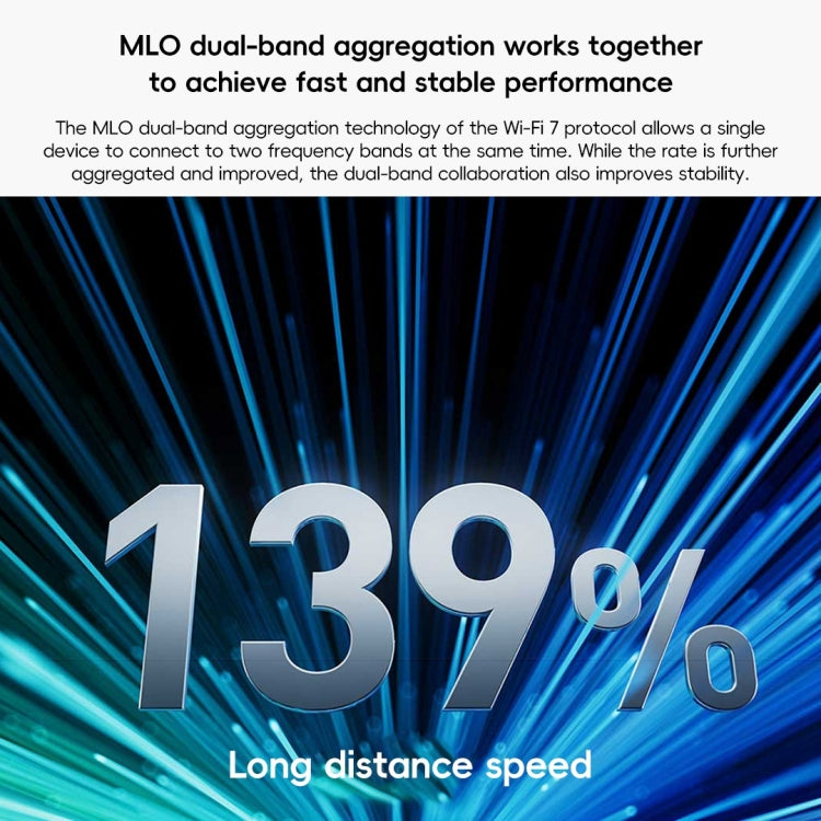 Xiaomi Router BE5000 WiFi 7 MLO 2.4GHz 5.0GHz Dual Band 2.5G Port 512MB RAM Repeater, US Plug