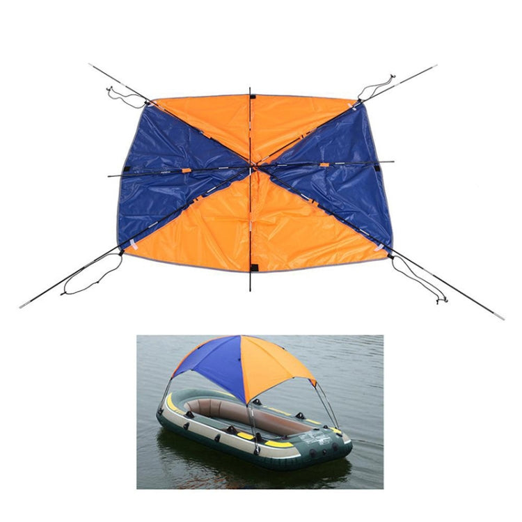 68347 Folding Awning Canoe Rubber Inflatable Boat Parasol Tent for 2 Person,Boat is not Included