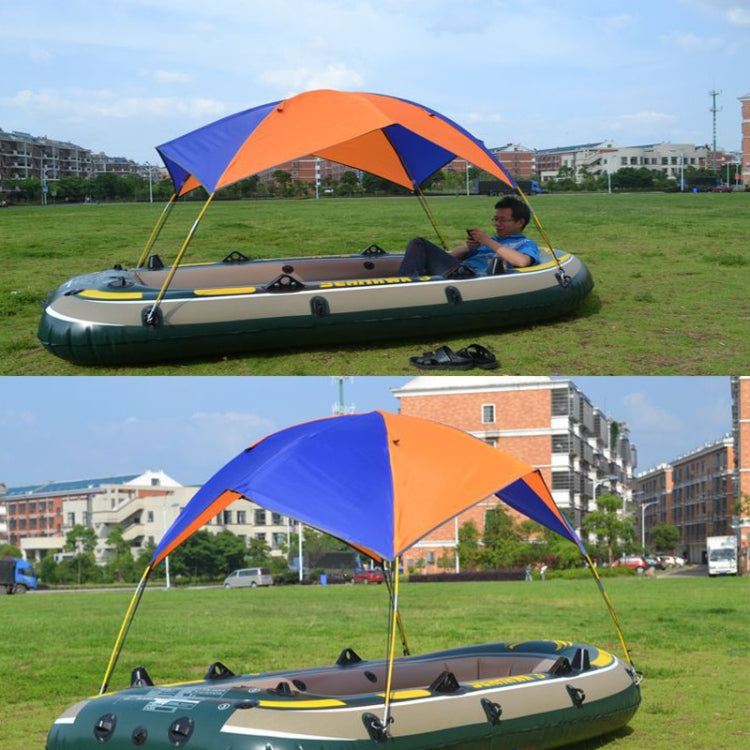 68349 Folding Awning Canoe Rubber Inflatable Boat Parasol Tent for 3 Person,Boat is not Included