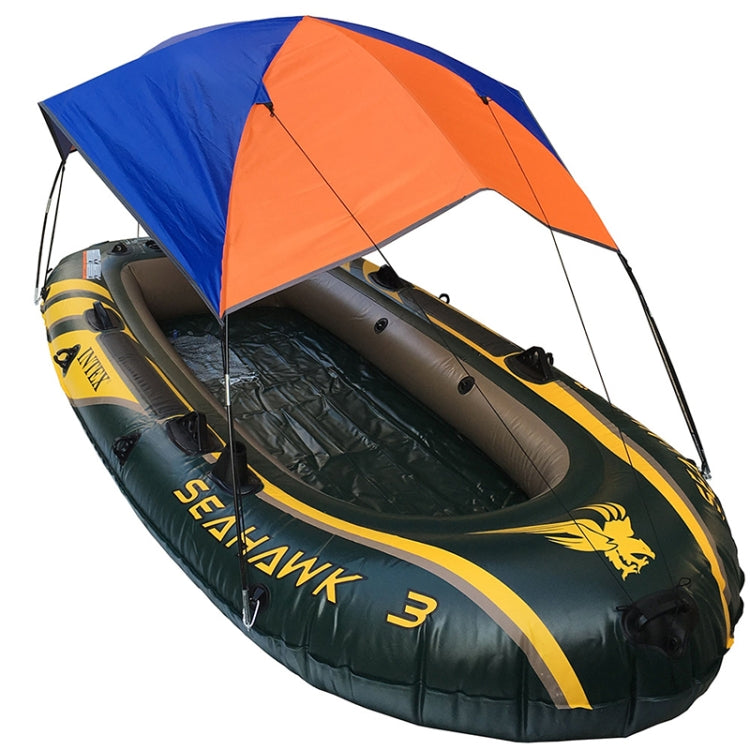 68351 Folding Awning Canoe Rubber Inflatable Boat Parasol Tent for 4 Person,Boat is not Included