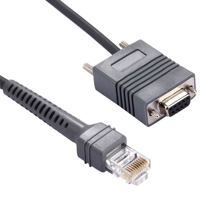2m RS232 to RJ45 Scanner Serial Data Cable for Symbol LS2208