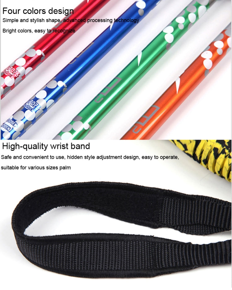 135cm Adjustable Portable Height Outdoor Aluminum Trekking Poles