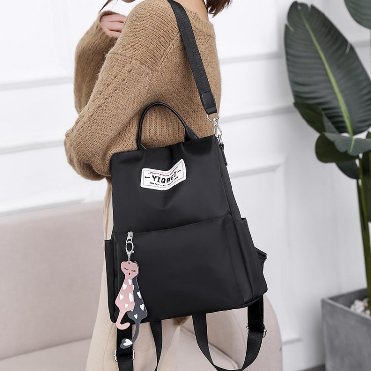 Multi-function Anti-theft Backpack Crossbody Casual Tote Bag with Accessories Pendant