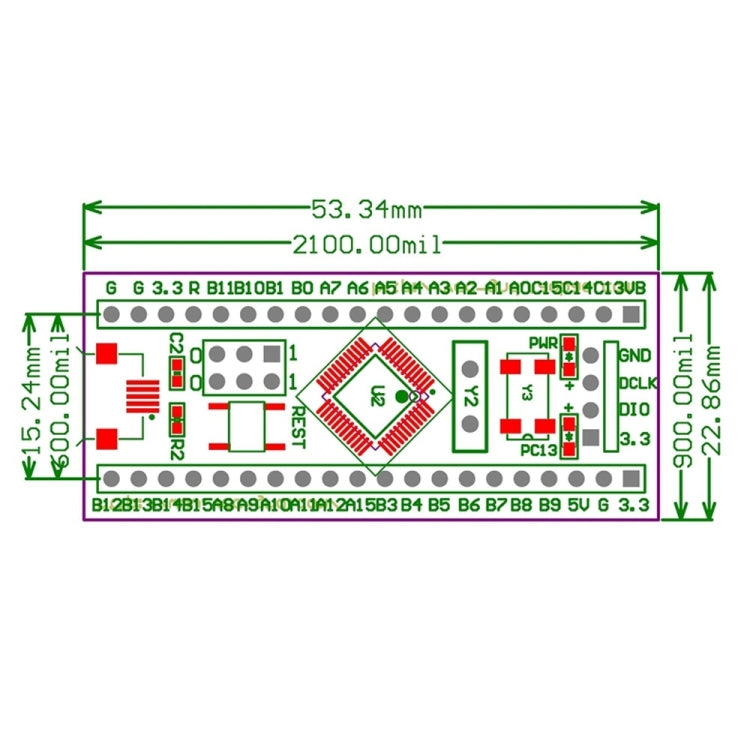 LDTR-WG0158 STM32F103C8T6 STM32 Development Board