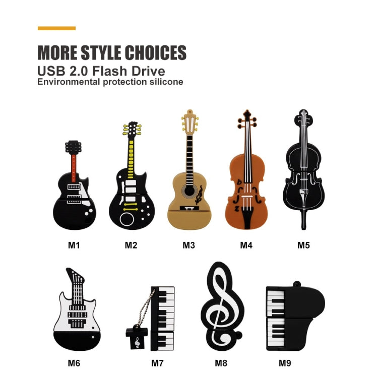 MicroDrive 64GB USB 2.0 Guitar U Disk, 64GB