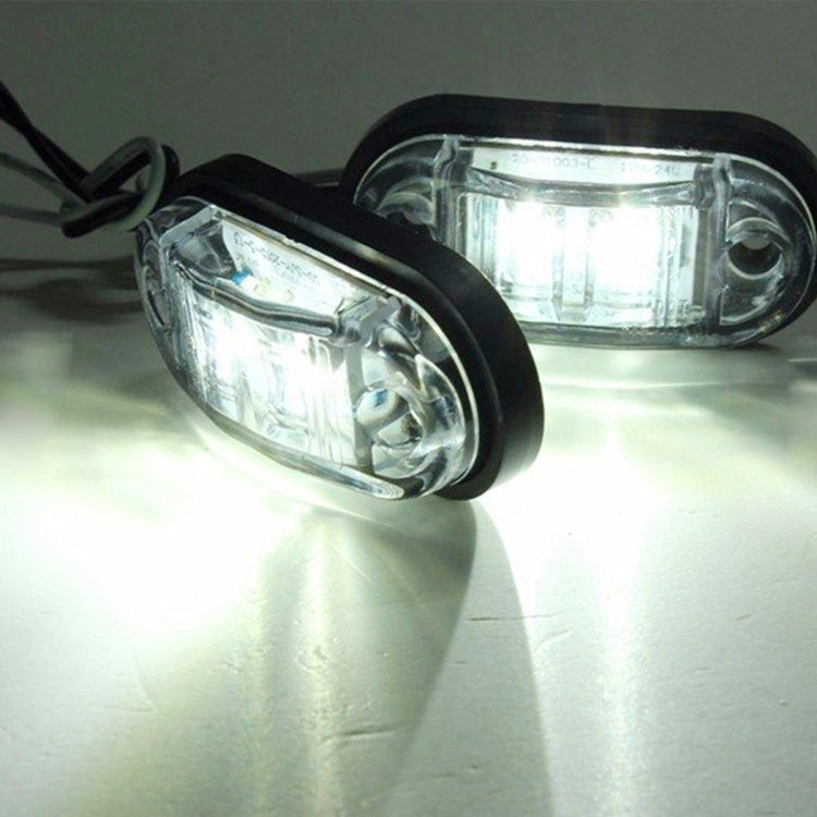 10-30V Oval Clearing Truck Trailer Side Marker Light