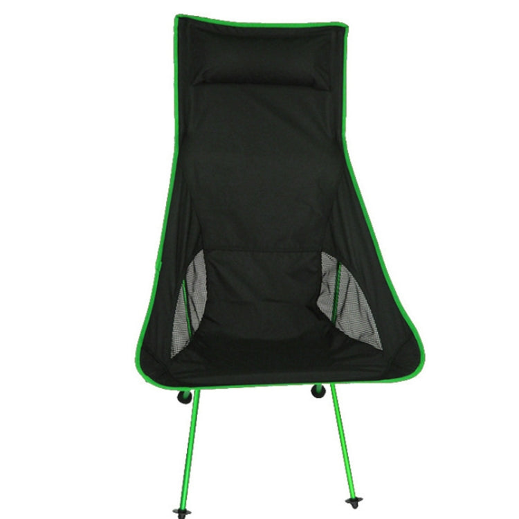 Outdoor Portable Folding Camping Chair Light Fishing Beach Chair Aviation Aluminum Alloy Backrest Recliner