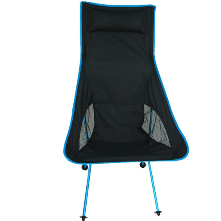 Outdoor Portable Folding Camping Chair Light Fishing Beach Chair Aviation Aluminum Alloy Backrest Recliner