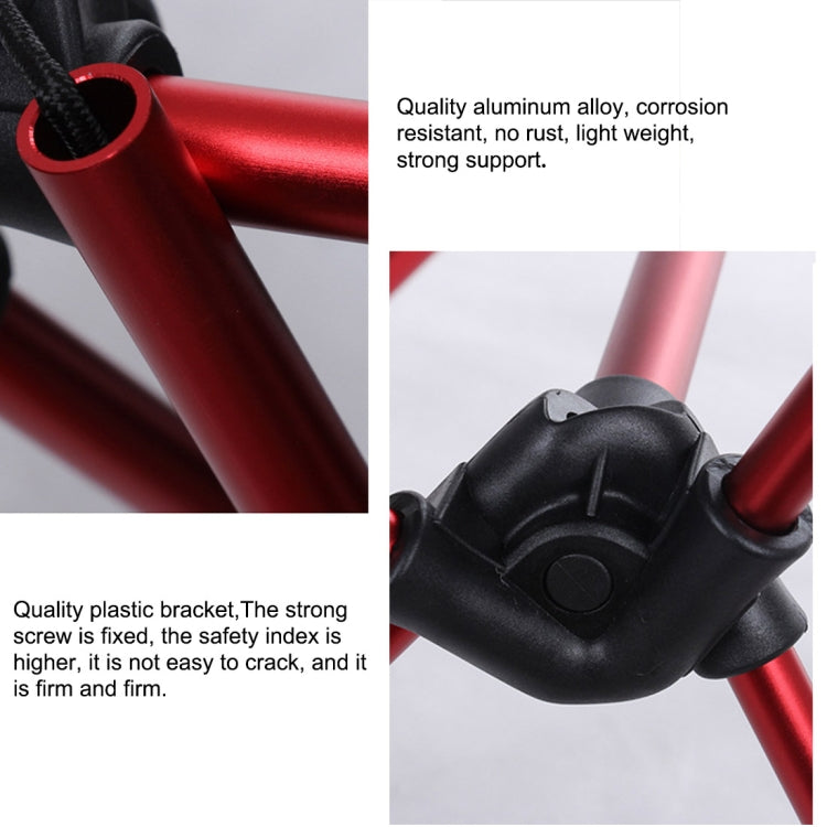 Outdoor Portable Folding Camping Chair Light Fishing Beach Chair Aviation Aluminum Alloy Backrest Recliner