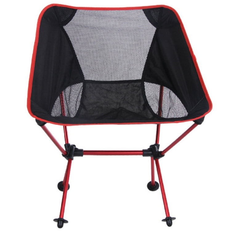 Outdoor Portable Folding Camping Chair Light Fishing Beach Chair Aviation Aluminum Alloy Backrest Recliner