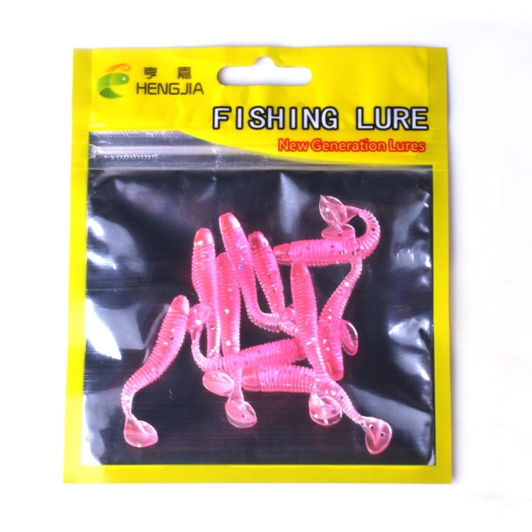 HENGJIA SO041 5cm/0.6g 10 PCS  Fishing Wobbler Soft Jigging Fishing Lure Worm Swimbaits Silicone Bait