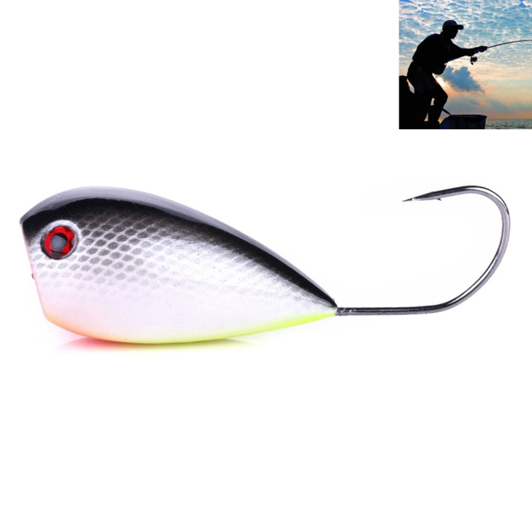HENGJIA PO036 8cm/13g Big Mouth Single Hook Hitting Water Wave Hard Bait Lure Outdoor Fishing Gear Lure Fishing Bait Fishing Tackle