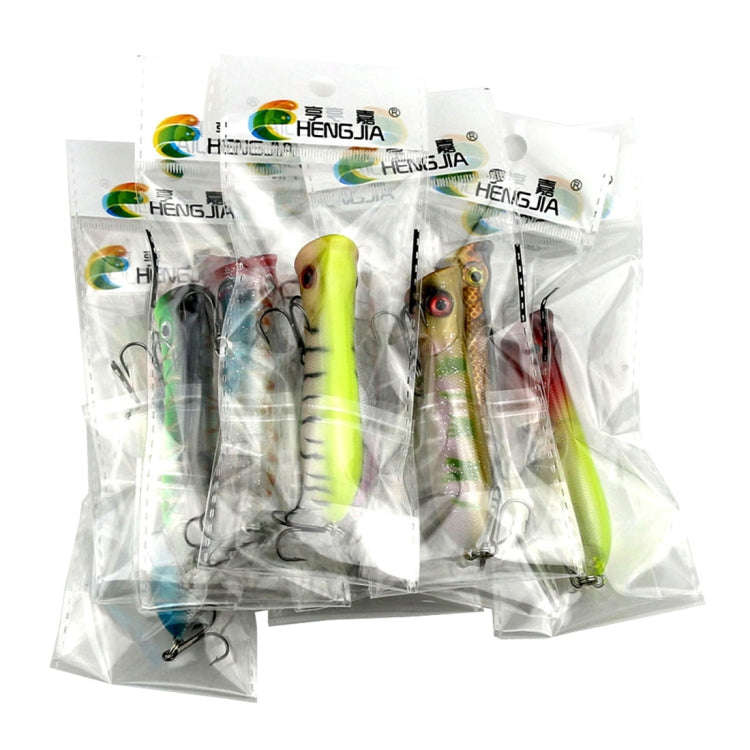HENGJIA PO032 8cm/12g Simulation Hard Baits Fishing Lures with Hooks Tackle Baits Fit Saltwater and Freshwater