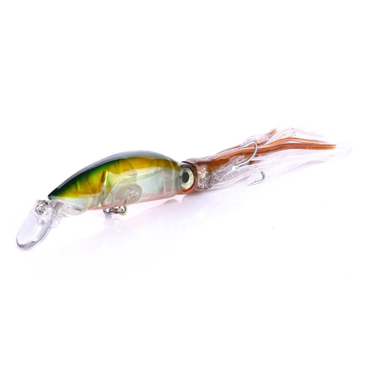HENGJIA JIZ002 10cm/16.6g 8 PCS Big Octopus Squid Shaped Hard Baits Long Shot Fishing Lures Tackle Baits Fit Sea Fishing and Freshwater Fishing,Bagged
